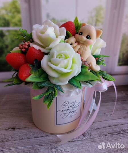 Букеты из мыла ручной работы