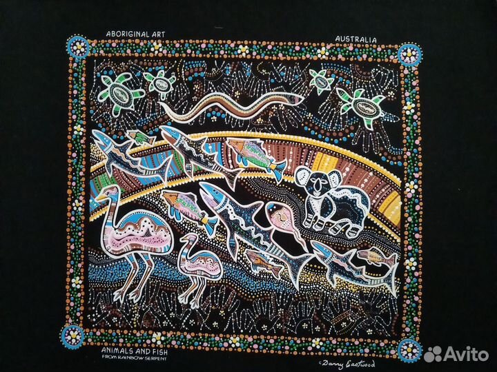 Панно на ткани, Австралия