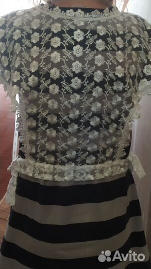 Белый школьный фартук 122