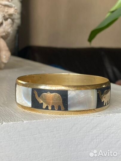 Браслет Винтаж Латунь Индия