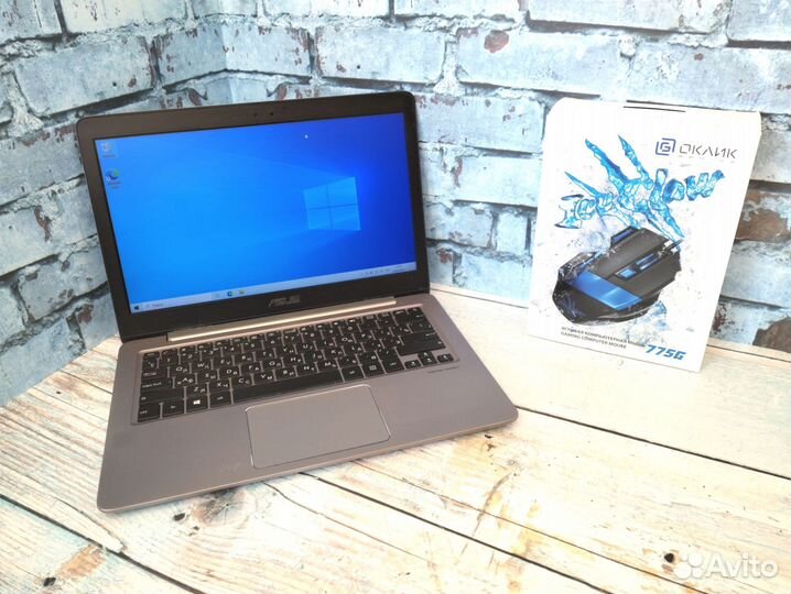 Ультрабук asus на i3-6100/ RAM 6/ SSD 256
