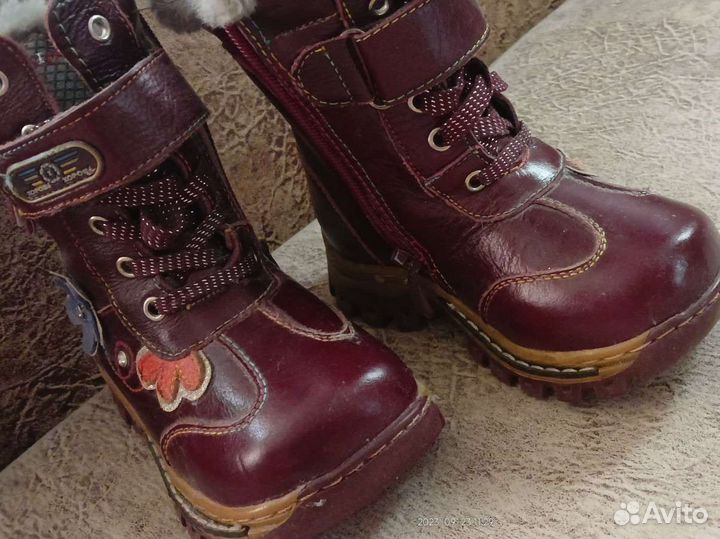 Детская обувь для девочек 28 зима
