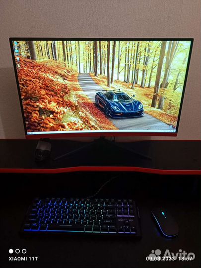 Игровой пк с монитором