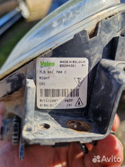 Птф правая на Volkswagen touareg 1 рестайлинг