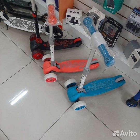 Детские самокаты новые