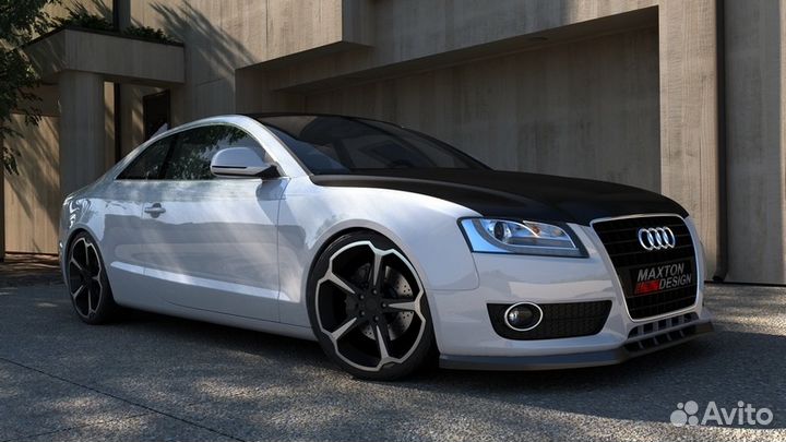 Audi A5 8T (07-11) Накладка на бампер MD