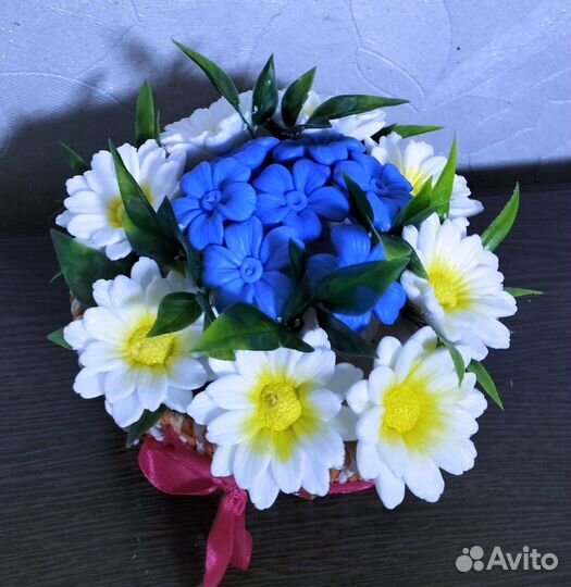 Букет цветов из мыла