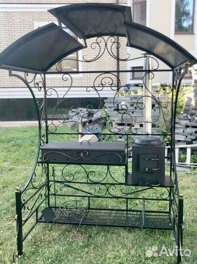 Мангал с печью от производителя