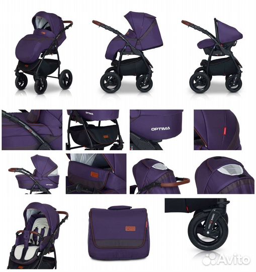 Коляска verdi optima 3 в 1