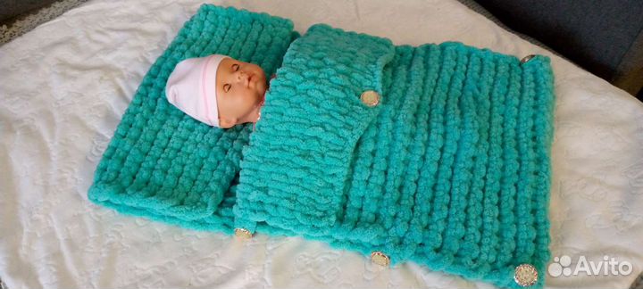 Конверт в коляску для новорожденных