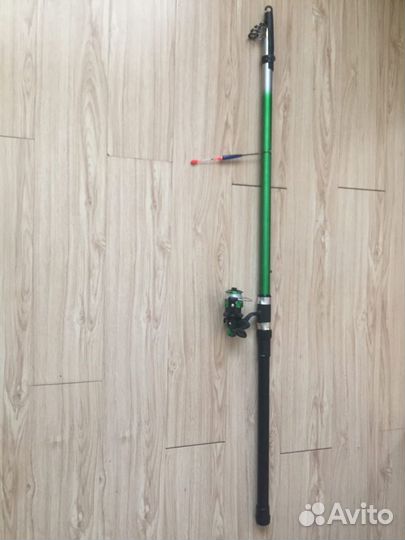 Удочка в сборе для рыбалки готовая