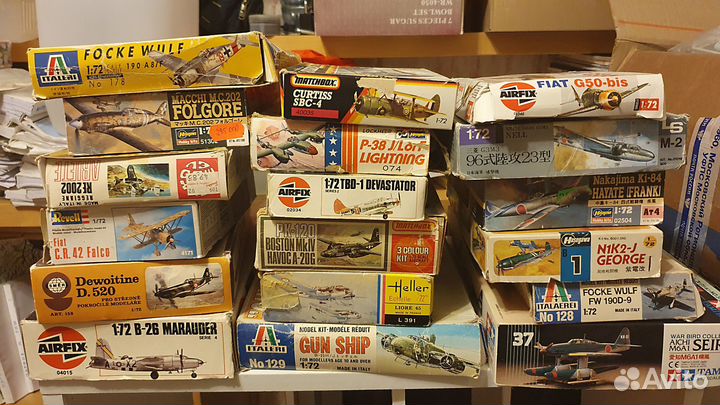 Модели самолетов в 72 и 48 масштабе