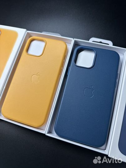 Чехол на iPhone 12 Pro Leather Case