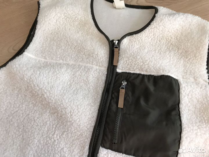 Жилетка XL шерпа барашек H&M