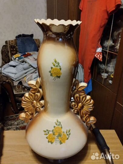 Ваза напольная керамическая