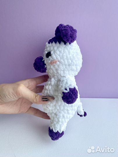 Вязанная игрушка коровка