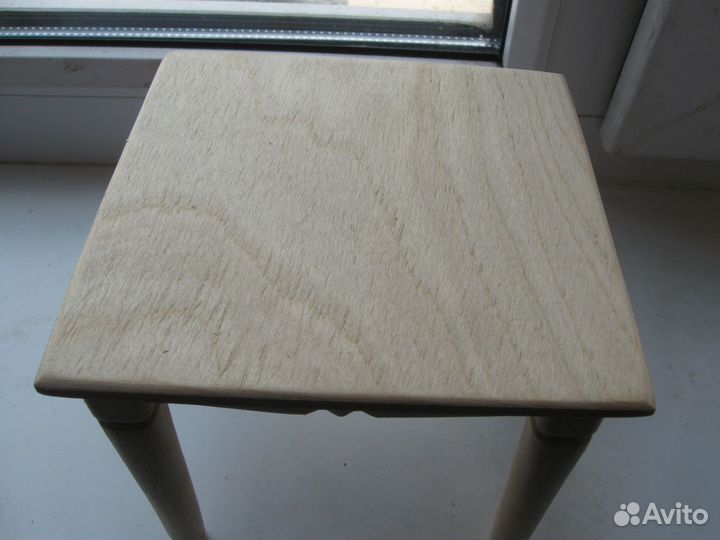 Детская мебель Стол и 2 стула для кукол дерево