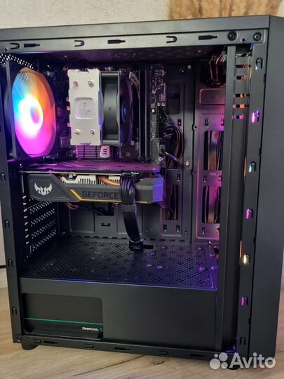 Игровой компьютер i5 12100/16GB/m2SSD512/gtx1660ti