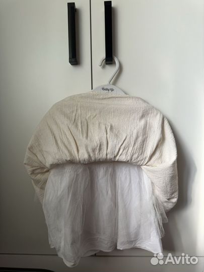 Платье для девочки 68 74 лен