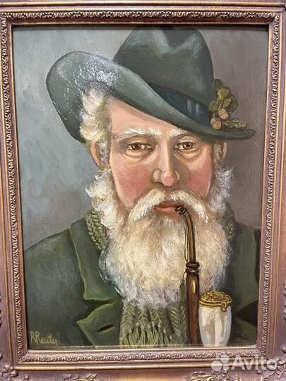 Картина маслом на дереве 