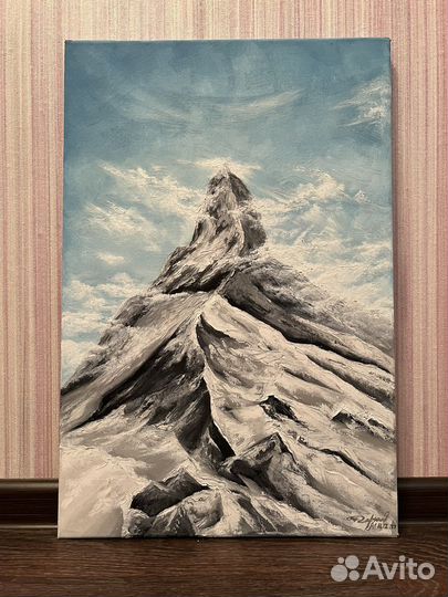 Картина маслом «Вершина горы» 40х60