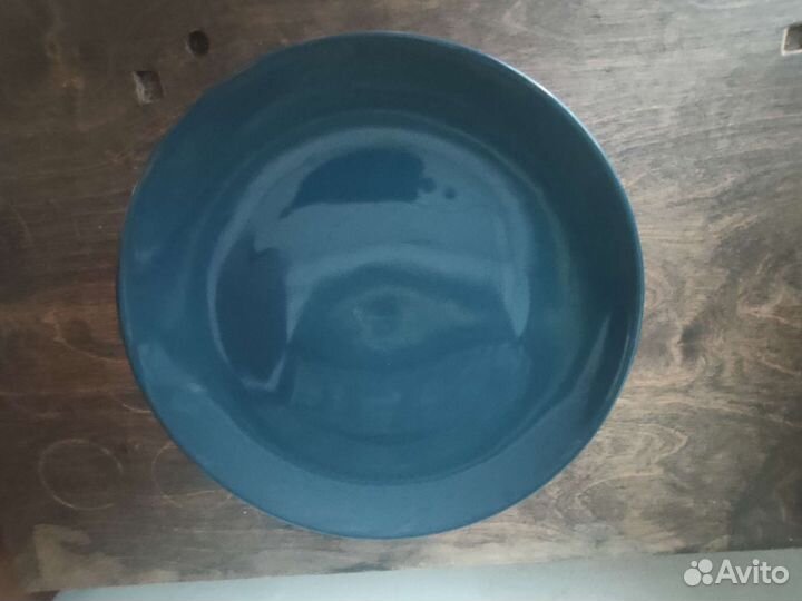 Тарелки IKEA синие