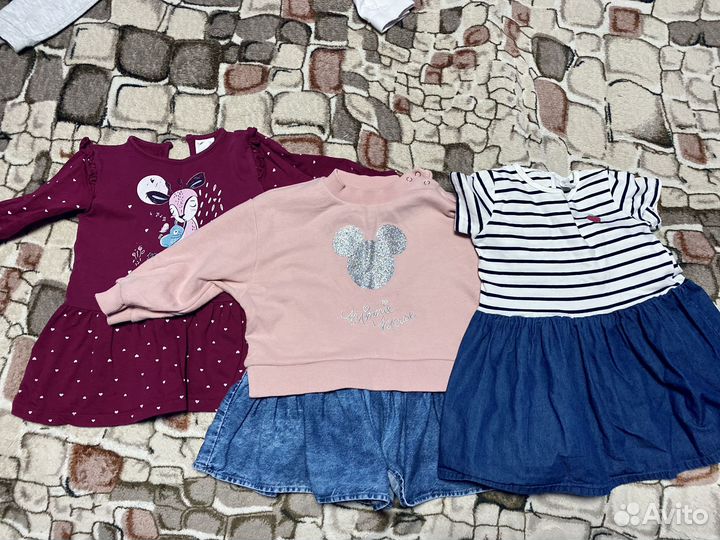 Пакет детских вещей на девочку 86-92