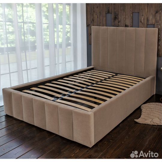 Кровать 120х200 кофе Богема