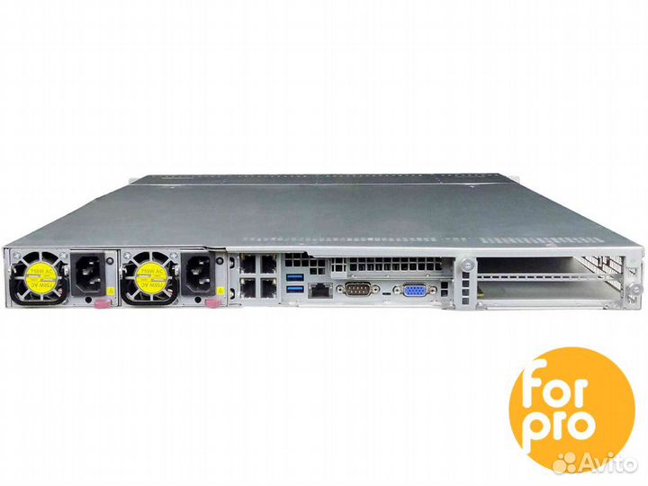 Supermicro 1U X11DPU 4LFF 2x6240LGold 128GB, 9361