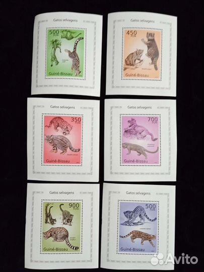 Гвинея Бисау чистые блоки фауна