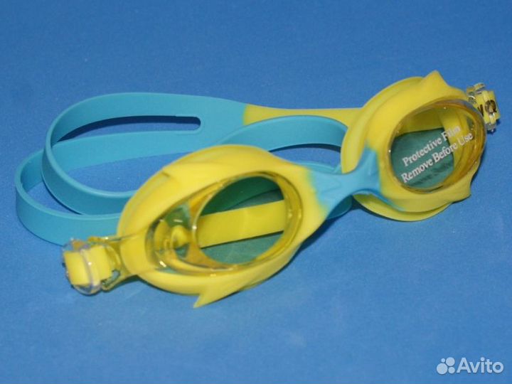 Очки для плавания BL-26 (Жёлто-голубые - Ж)