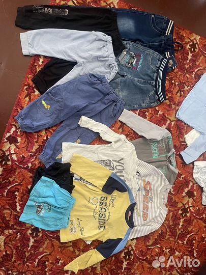 Пакет вещей па мальчика 74 80 86