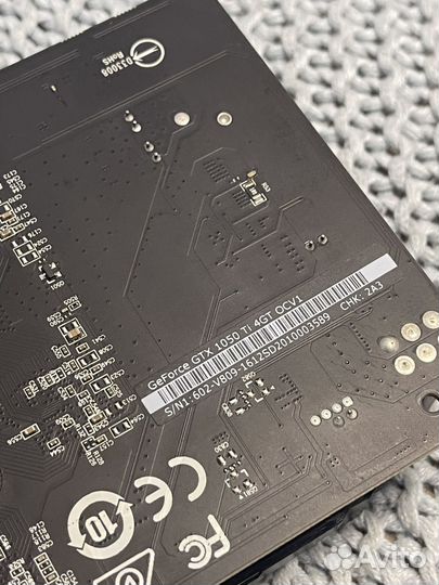 Видеокарта Msi gtx1050ti 4gb