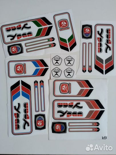 Наклейки для велосипеда (СССР)