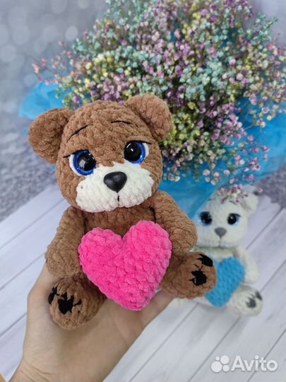 Плюшевые Мишки Валентинки