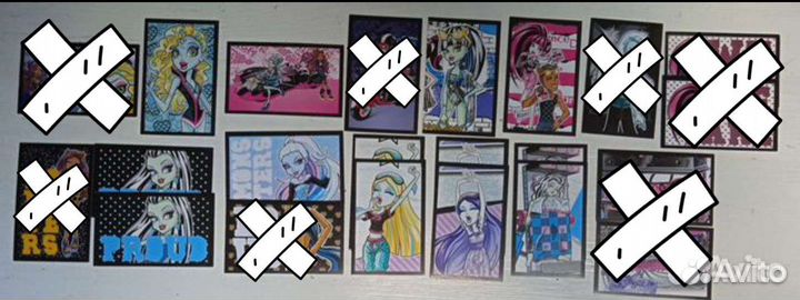 Наклейки монстер хай, холодное сердце panini