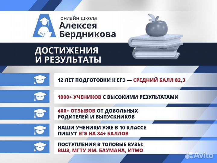 Репетитор по математике и физике. Подготовка к ОГЭ