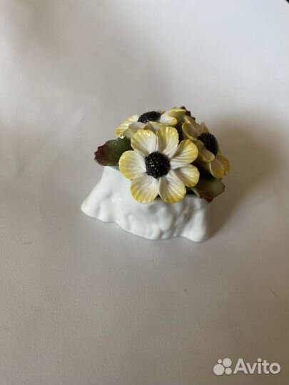 Фарфор цветы Aynsley Англия винтаж костяной фарфор