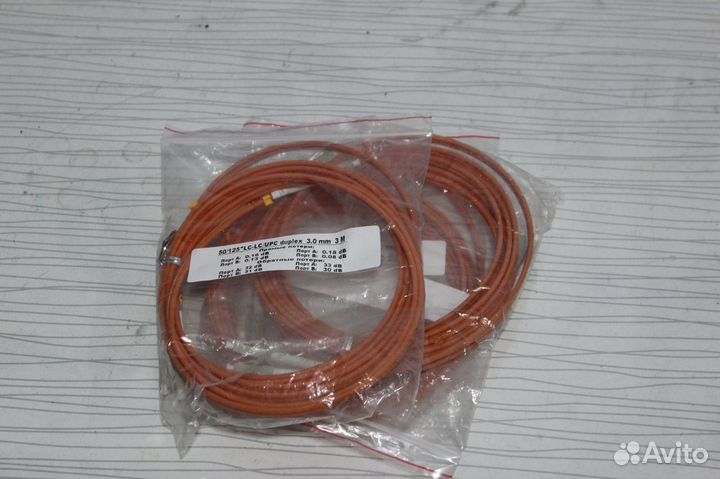 Оптический патчкорд 50/125 lc-lc /upc duplex 3mm 3