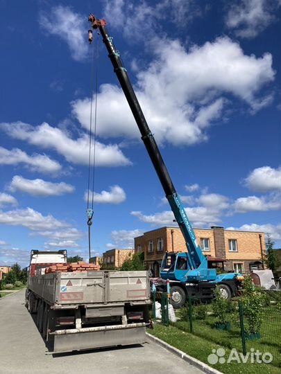 Аренда и услуги автокрана, 10 т, 23 м