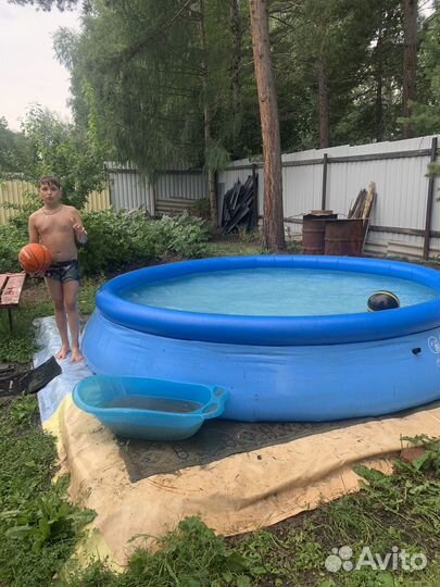 Детский надувной бассейн