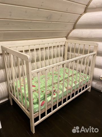 Кровать Babyton 120х60 с матрасом