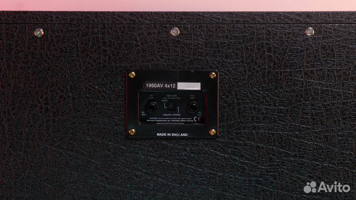 Marshall 1960AV Vintage Made In England 4X12