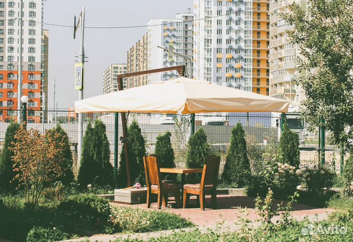 Уличные зонты 4х4 для кафе