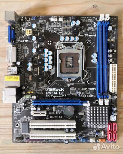 Материнская плата - AsRock H55M-LE, S-1156, DDR3