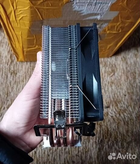 Кулер snowman 4 трубки rgb подсветка