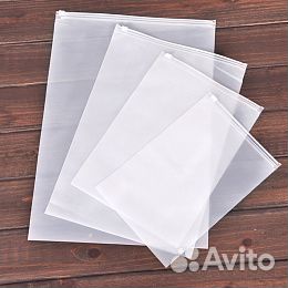 Пакеты зип лок с бегунком матовые 15х20