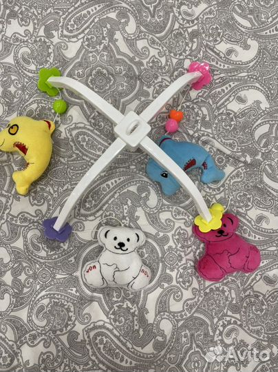 Мир детства музыкальный мобиль зверята