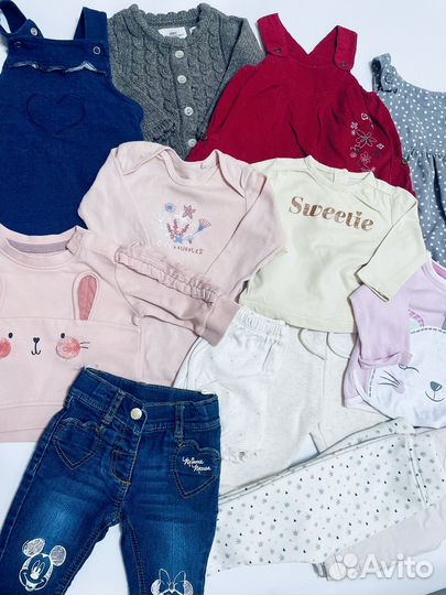 Рост 62-68 Одежда для девочки пакетом