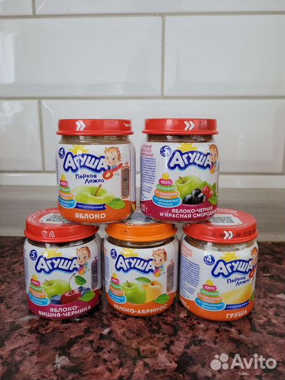 Фруктовое пюре агуша